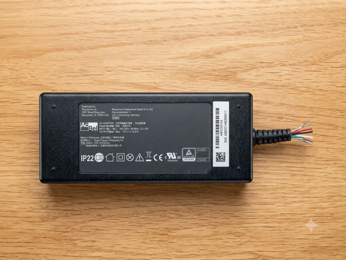 AcBel 12V 8.87A AC Power Adapter (Wire Cut / For Parts & Repair)
